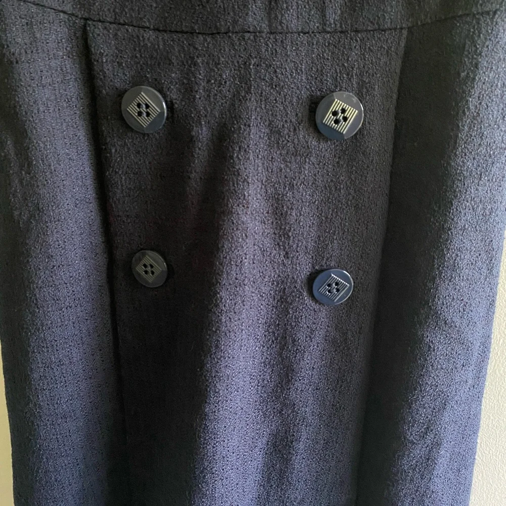 NWOT NANETTE LEPORE navy blue dark academia dress size 2 new without tags
